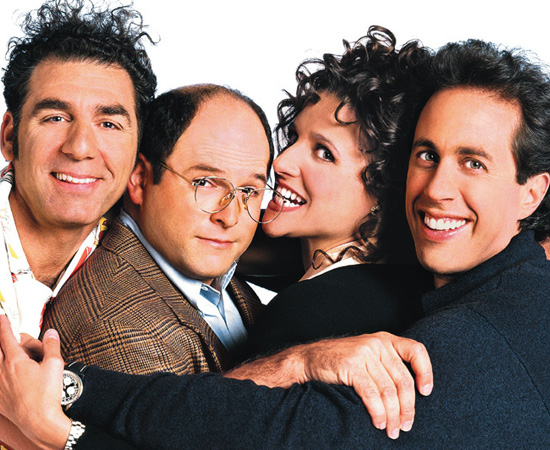 Seinfeld (1989) é uma série de humor que tinha um enredo diferente a cada episódio.