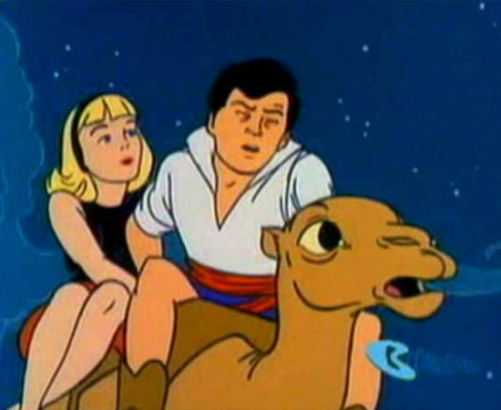 Shazzan (1967) é um desenho animado sobre um gênio que pode realizar qualquer desejo. Shazzan (1967) é um desenho animado sobre um gênio que pode realizar qualquer desejo.