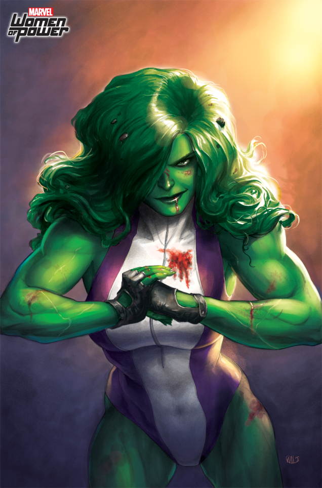 Totally Awesome Hulk é a nova HQ que retrata o gigante esmeralda, para a capa dedicada às mulheres, a artista Kate Niemczyk resolveu mostrar a Mulher-Hulk (que tem a força do primo, Bruce Banner, mas não perde a inteligência, e ainda é advogada quando não está salvando o mundo). 