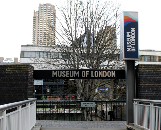 Museu de Londres, onde acontece a mostra 50 anos de Sherlock Holmes, que permanece em exposição até 12 de abril de 2015.