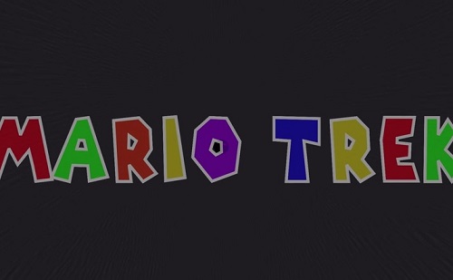 Mario nas estrelas. A série de filmes e programas de televisão <i>Star Trek</i> também já se misturou com os personagens de Mario.