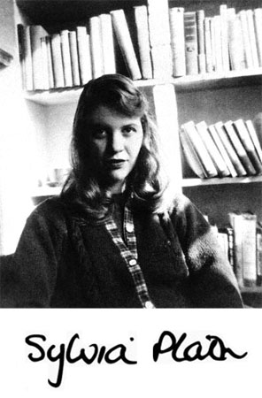Sylvia Plath, poetisa norte-americana, autora de A Redoma de Vidro.