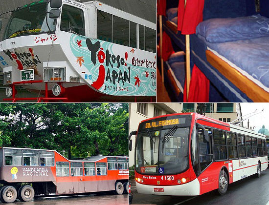 Não, eles não são todos iguais. E as diferenças vão muito além de ter (ou não) ar condicionado. Conheça 10 tipos de ônibus diferentes ao redor do mundo.