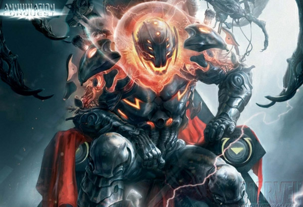 23 - Ultron é um robô criado pelo cientista Henry Pim, também conhecido como Golias. No universo Marvel, é um dos maiores inimigos dos Vingadores e é feito de adamantium (assim como o esqueleto do Wolverine). 23 - Ultron é um robô criado pelo cientista Henry Pim, também conhecido como Golias. No universo Marvel, é um dos maiores inimigos dos Vingadores e é feito de adamantium (assim como o esqueleto do Wolverine).