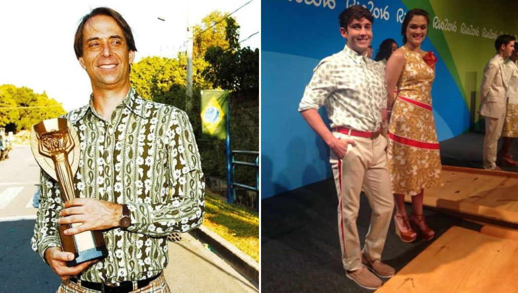 Uniforme de gala das Olimpíadas saiu direto da Grande Família - Agostinho