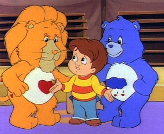 Ursinhos Carinhosos (1985) é um desenho animado sobre ursos que combatem o mal e o vilão Coração Gelado.