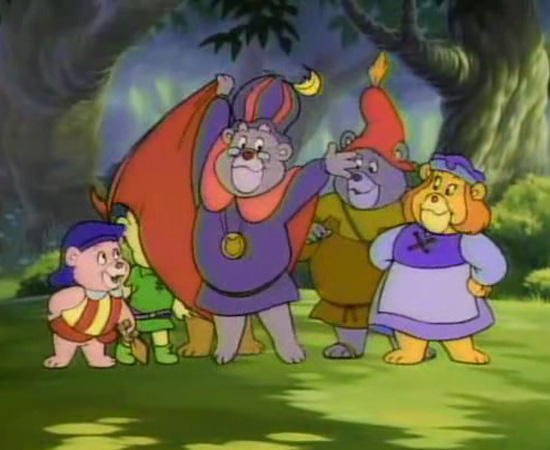 Ursinhos Gummy (1985) é uma série animada sobre ursos inteligentes e falantes que habitam um reino com características medievais.