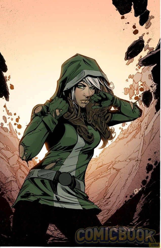 Vampira, uma das personagens mais complexas e interessantes do universo Marvel foi escolhida para ilustrar a capa de Uncanny Avengers #7. Joelle Jones ficou responsável pela arte.