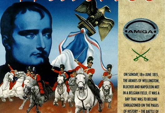 Napoleão não poderia ficar de fora dessa lista. O game <i>Waterloo</i>, lançado em 1990, permite que o jogador escolha o papel de  Wellington ou de Napoleão na famosa batalha.