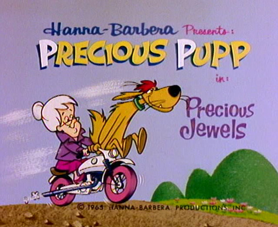 Xodó da Vovó (1965) é um desenho animado sobre um cão muito corajoso que salva sua dona.