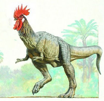 Crianças desenham dinossauros e um cientista analisa as espécies