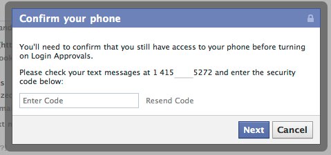 Como ter códigos de login do Facebook sem celular