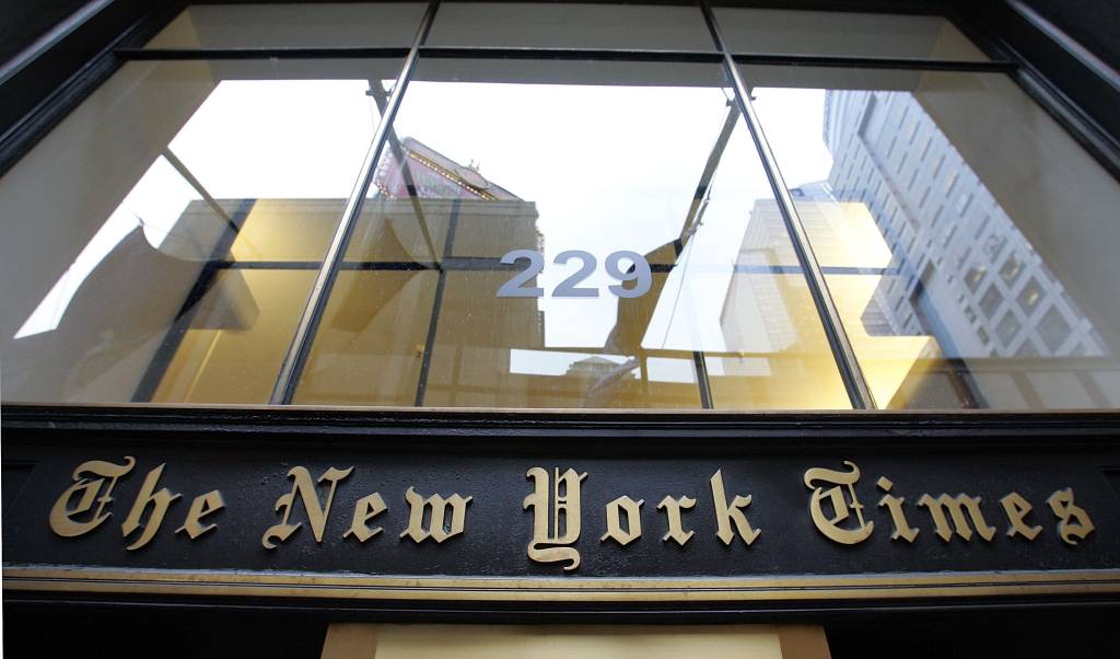 O jornal New York Times anunciou receita de 150 milhões de dólares com assinaturas digitais