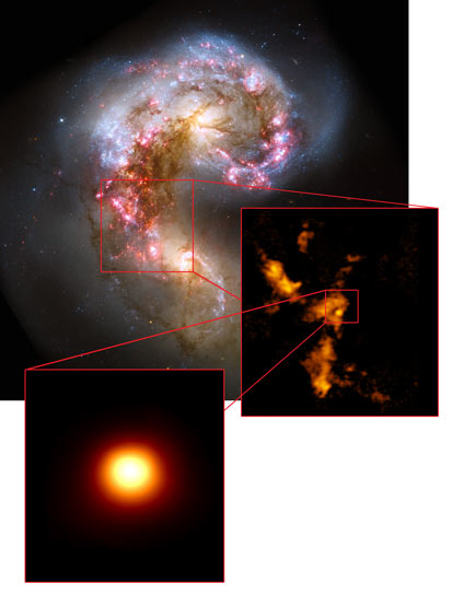 National Radio Astronomy Observatory ALMA Antennae Image