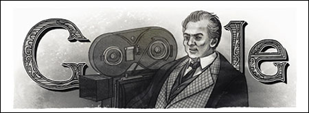 Doodle 92 anos de Federico Fellini