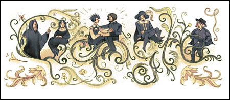 Doodle 227 anos de Alessandro Manzoni