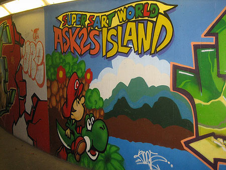Grafite de Super Mario Bros.