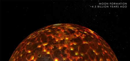 Vídeo da NASA mostra história da Lua em 3 minutos