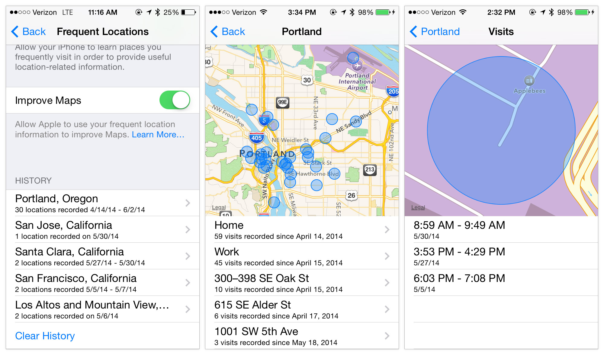 iPhone grava lista de lugares onde você esteve; veja como acessar