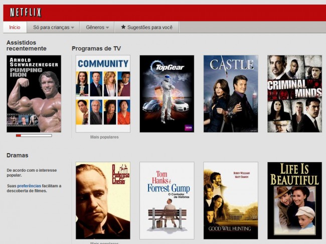 Concorrente do Netflix chega ao Brasil em 2012