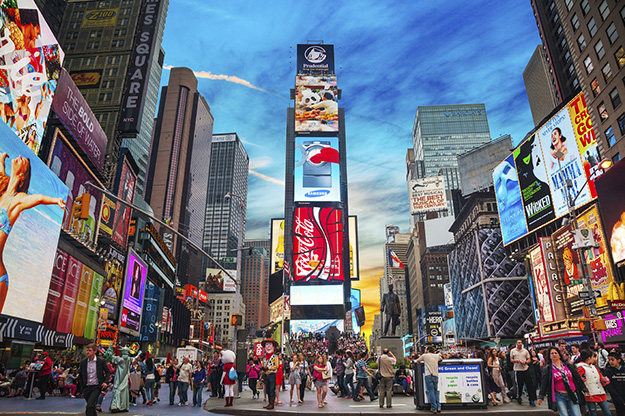 Times square in New York City