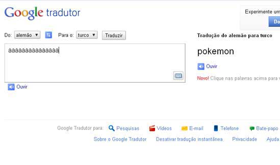 Alguém consegue traduzir para mim no Google tradutor saí tudo errado 