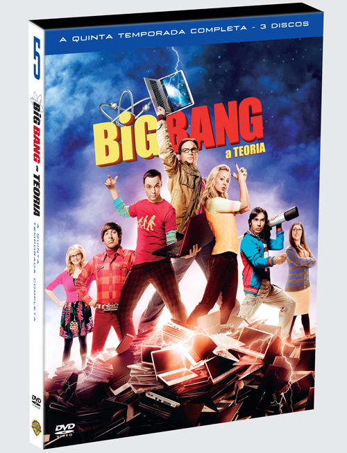 Capa do box da 5ª temporada de The Big Bang Theory