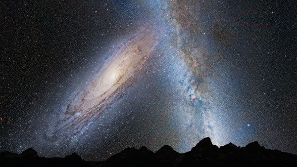 Via Láctea vai colidir com a galáxia de Andrômeda