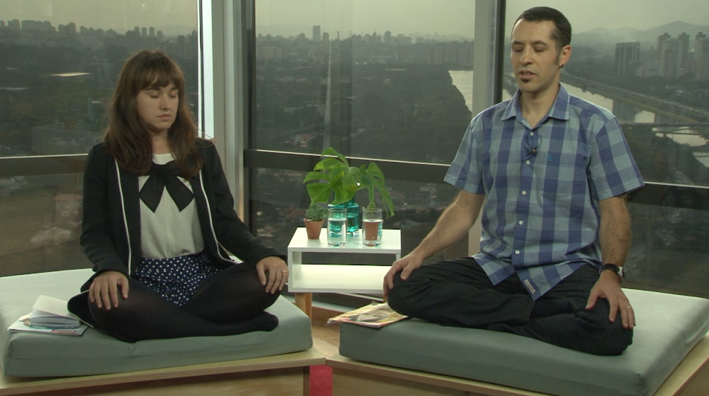 Aula guiada de meditação