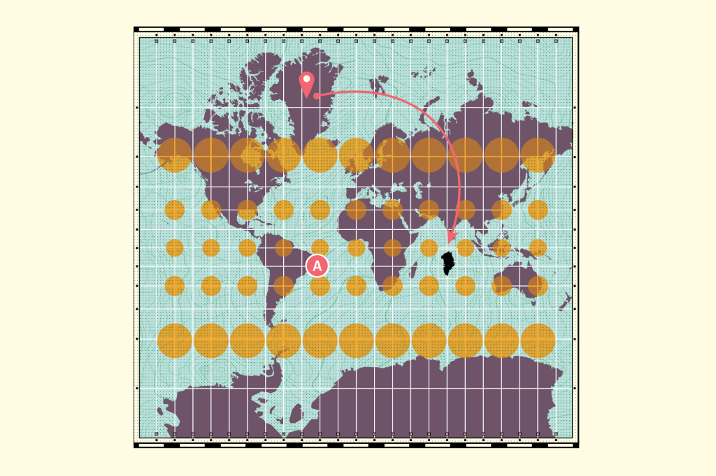 As várias faces da Terra: Mercator