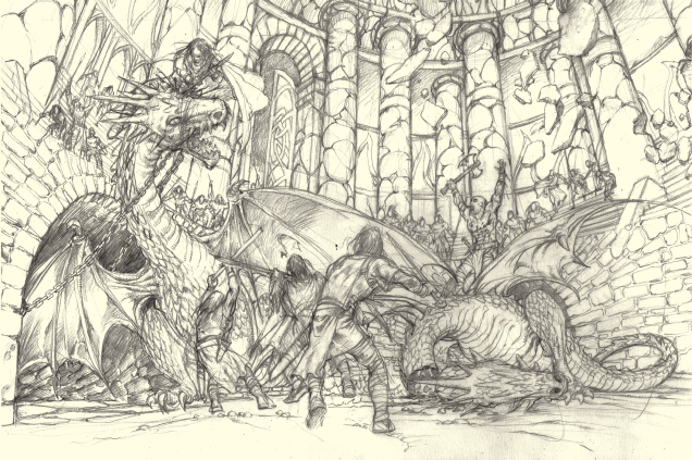 Outra cena que acabou ficando de fora da série é a do abate de antigos dragões Targareyn