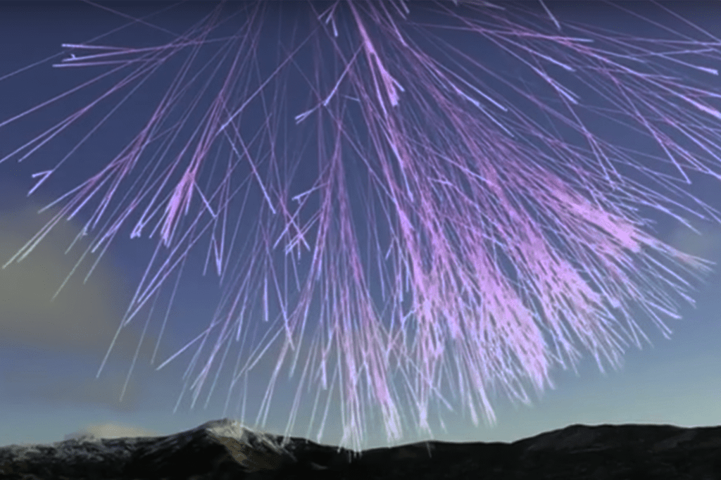 De quantas piscinas você precisa para detectar um raio cósmico?