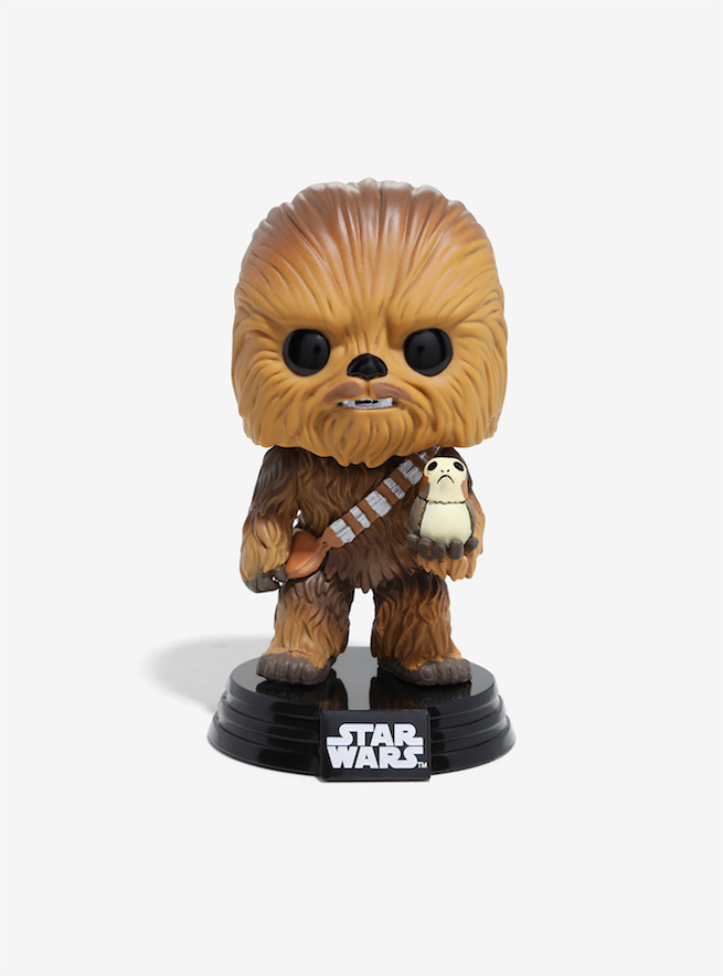 Chewbacca e Porgs