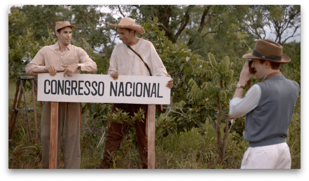 Marcação de onde ficaria o Congresso Nacional Marcação de onde ficaria o Congresso Nacional