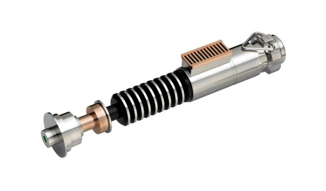 Sabre de luz usado por Luke Skywalker nos episódios IV e V de Star Wars - Vendido por R$ 948 mil Sabre de luz usado por Luke Skywalker nos episódios IV e V de Star Wars - Vendido por R$ 948 mil