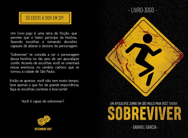 Sobreviver, o livro-jogo para sua aventura em São Paulo