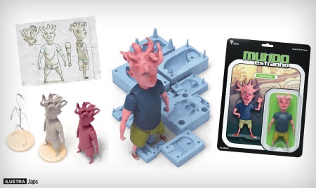 Como é feito um action figure?