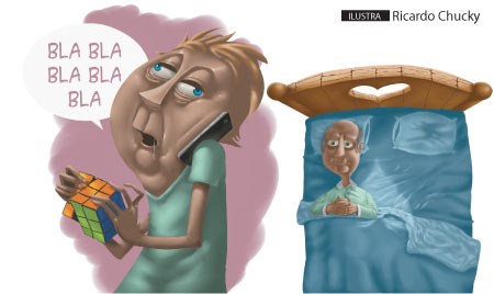 sonambulo-sono-telefone-cansaço-ligar-dormir-acordar