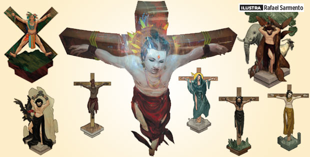 per-123-figuras-religiosas-crucificadas crucifixo santos religião