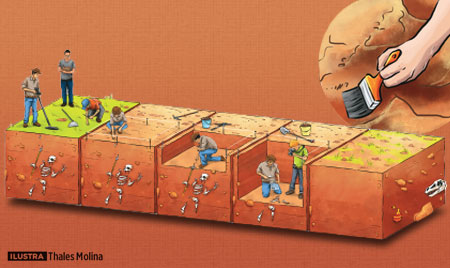 Como é feita uma escavação arqueológica?