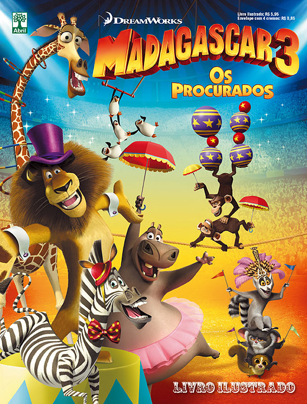 Concurso Cultural “Álbum de Figurinhas Madagascar 3”: responda que número você faria no circo e concorra!