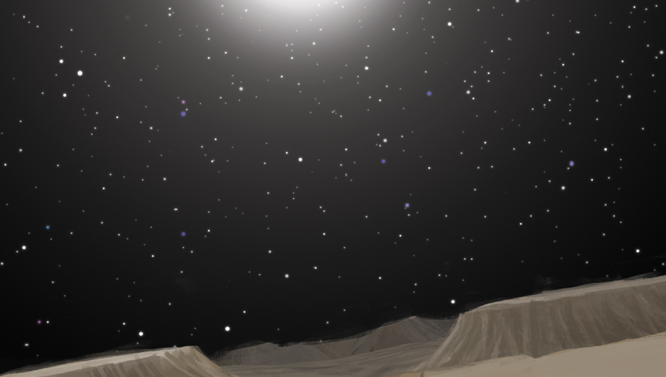 Como é o céu em outros planetas?