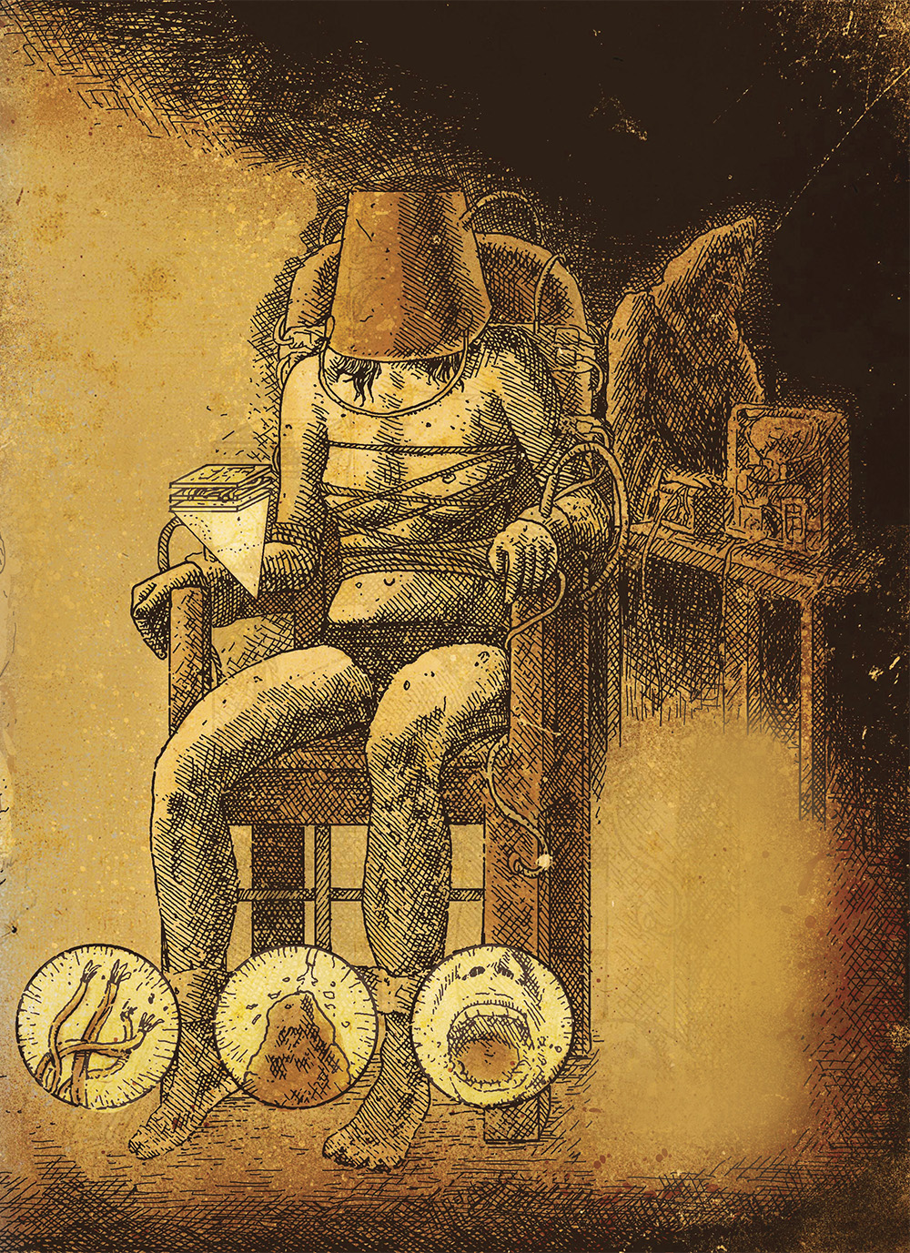 Como era uma sessão de tortura na Cadeira de Dragão?