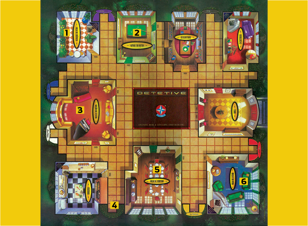 6 bizarrices que você nunca notou no tabuleiro de Detetive