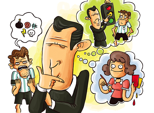 Como surgiram os cartões amarelo e vermelho no futebol?