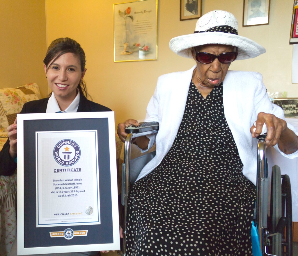 GWR Oldest living person S Jones and Kim Partrick 5