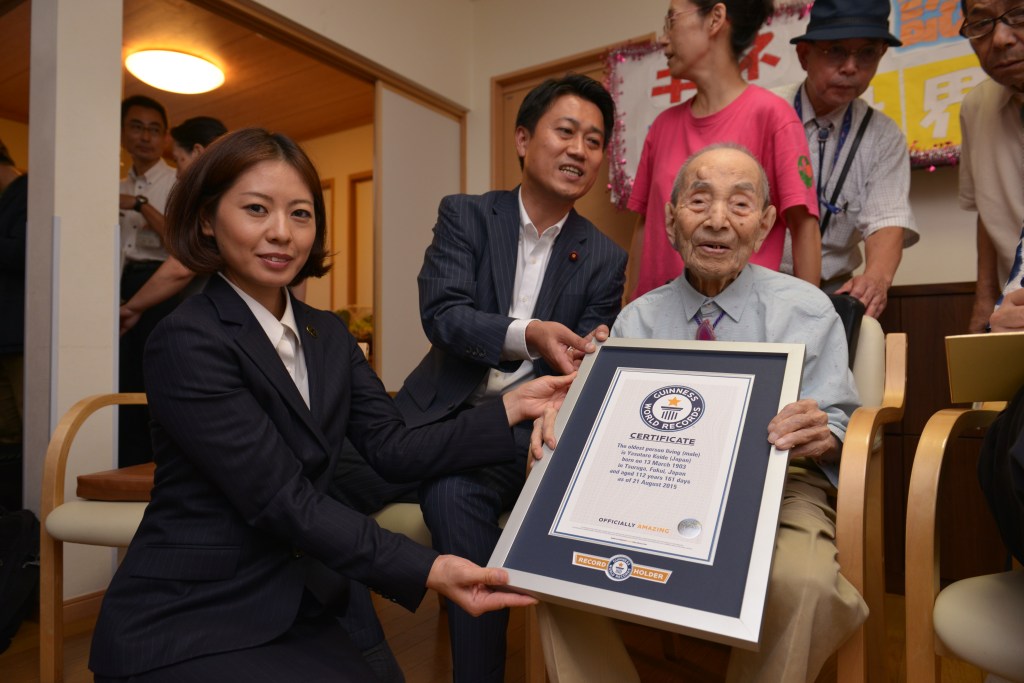 Oldest living person - male 2