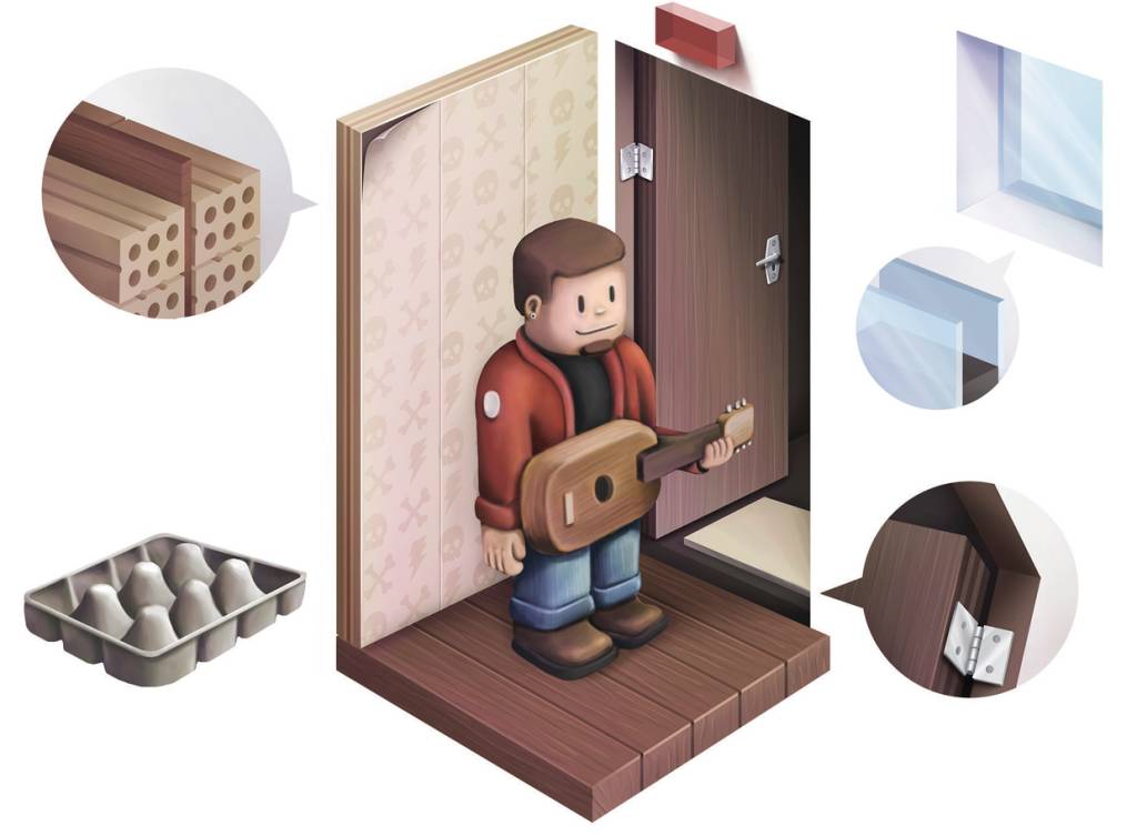 Como é feito um isolamento acústico?