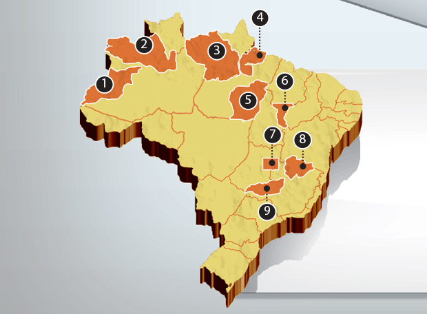 retalhos mapa Brasil