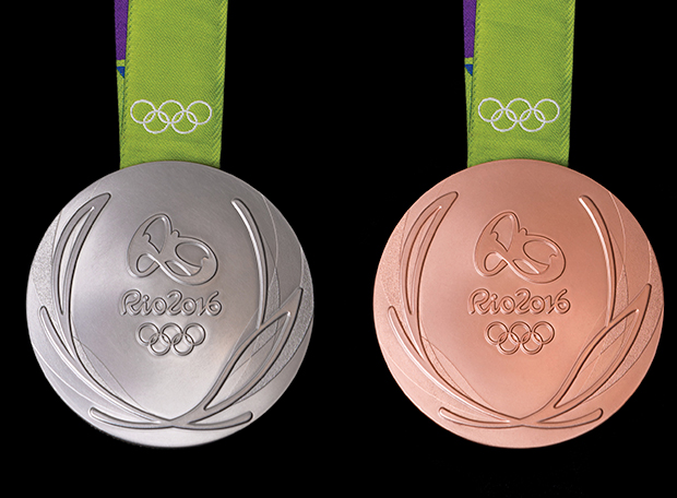 Medalha prata bronze
